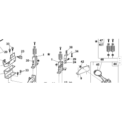 ORIGINAL KUBOTA GIANNI FERRARI SITZFEDERUNTERSTÜTZUNG 94500000033 | NewgardenParts.com