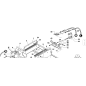 ORIGINAL KUBOTA GIANNI FERRARI PAINTED COMPLETE SEAT SUPPORT 91001160000