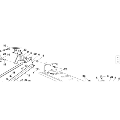 KUBOTA GIANNI FERRARI 00111970068 M6 FEMALE ANTI-VIBRATION BUFFER H-25 ORIGINAL | NewgardenParts.com