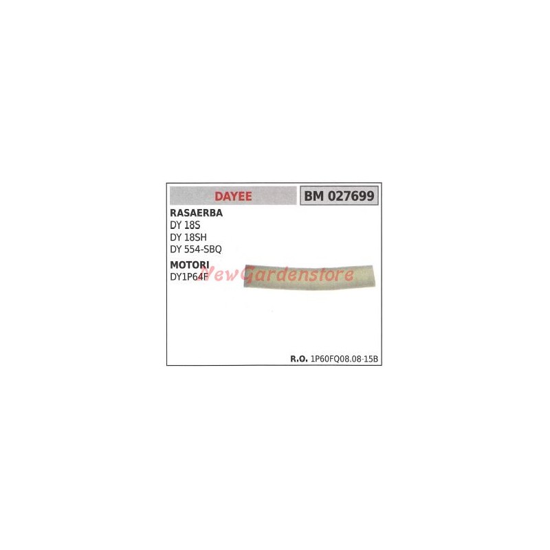 DAYEE Luftfilterschwamm für Rasenmäher DY 18S und Motoren DY1P64F 027699