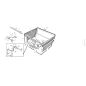 TOP BASKET FRAME COMP. GLOSSY BLACK ORIGINAL KUBOTA GIANNI FERRARI PV95501101000