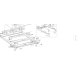 CADRE DE SUPPORT DE PANIER COMPLET VRN ORIGINAL KUBOTA GIANNI FERRARI 95401120000