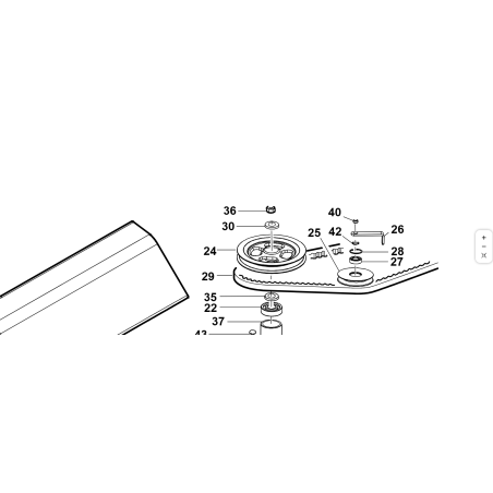 ORIGINAL KUBOTA GIANNI FERRARI 92001000016 MOTOR-PUMPE RIEMENSPANNER