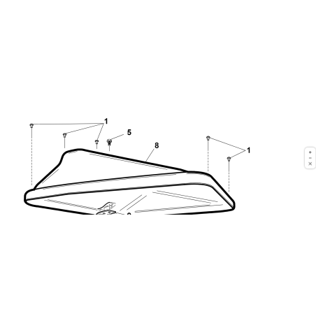 Auvent ROPS KUBOTA GIANNI FERRARI d'origine 95164000001 | NewgardenParts.com
