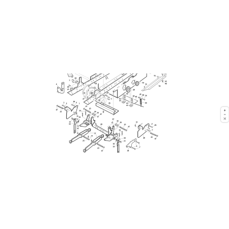 Traversa anteriore T4 Cruiser ORIGINALE KUBOTA GIANNI FERRARI 01.50.00.0197 | NewgardenParts.com