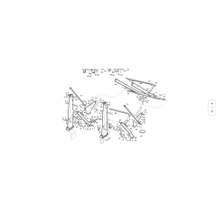 Traversa collegamento bracci Elev.2°seri ORIGINALE KUBOTA GIANNI FERRARI 01.50.00.5090