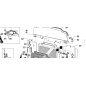 TRAVERSES SUPÉRIEURES RADIATEUR COMPLET CAT ORIGINAL KUBOTA GIANNI FERRARI 91008150000
