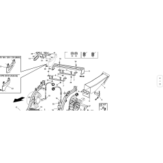 HINTERE QUERTRÄGERSTÜTZE KOMPLETT SEAT VRN ORIGINAL KUBOTA GIANNI FERRARI 92001310000