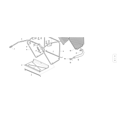 TRAVERSE DE PANIER DE COLLECTE ARRIÈRE ORIGINALE KUBOTA GIANNI FERRARI 89001000009 VRN | NewgardenParts.com