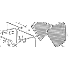 TRAVERSE INFÉRIEURE DE PANIER VRN ORIGINALE KUBOTA GIANNI FERRARI 89001000007 | NewgardenParts.com