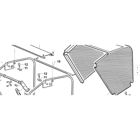 ORIGINAL KUBOTA GIANNI FERRARI 89001000007 VRN BASKET LOWER CROSSBEAM