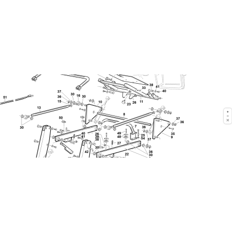 TRIANGOLO PARALLELOGRAMMA DX COMPL. ORIGINALE KUBOTA GIANNI FERRARI 95125150000