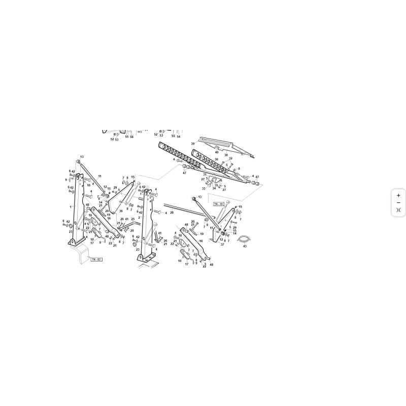 Dreieck SN Aufzug T4 ORIGINAL KUBOTA GIANNI FERRARI 01.50.00.5130