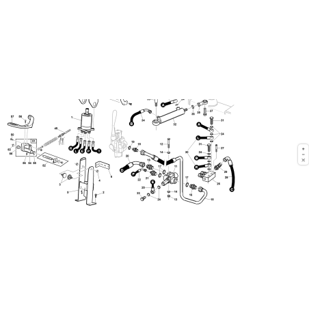 TUYAU 1/4 1SC F9/16-18ORFS-F90°1/4 L-1680 ORIGINAL KUBOTA GIANNI FERRARI 92006260002