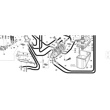 TUYAU 1/4 1SC F90°3/8-F9/16-18ORFS L-2220 ORIGINAL KUBOTA GIANNI FERRARI 91003110022