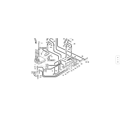 1/4 mm.1585 tube oriented 45° ORIGINAL KUBOTA GIANNI FERRARI 00.41.00.0381