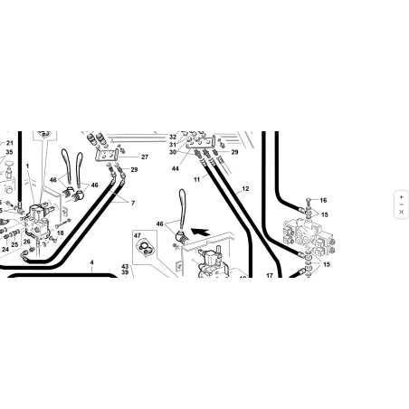 TUYAU 5/8 2SC F1/2-F90°1/2 L-775 ORIGINAL KUBOTA GIANNI FERRARI 91003110007