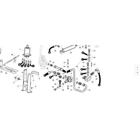 TUYAU D'ALIMENTATION DE SOUPAPE PRIORITAIRE D'ORIGINE KUBOTA GIANNI FERRARI 92006260007
