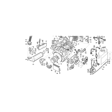 Saugrohr für Dieselkraftstofftank – Original KUBOTA GIANNI FERRARI-Pumpe 95338120003