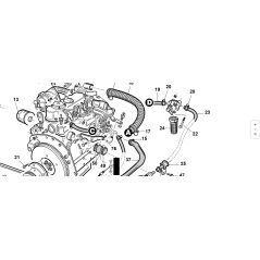 ORIGINAL KUBOTA GIANNI FERRARI 95317000004 FUEL PUMP-ENGINE PIPE | NewgardenParts.com