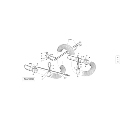 ACC. PIPE STAINLESS STEEL Ø160 L-250 ORIGINAL KUBOTA GIANNI FERRARI 95116000006