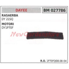 Filtro spugna aria DAYEE per rasaerba DY 21SQ e motori DY1P70F 027786 | NewgardenParts.com