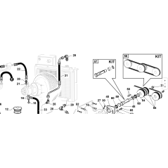 TUYAU DE SORTIE D'ÉCHANGEUR KUBOTA GIANNI FERRARI D'ORIGINE 92006180015