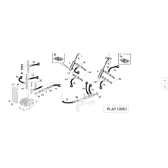 HOSE R1 1/4 L-350 OC1/4 F1/4 ORIGINAL KUBOTA GIANNI FERRARI 00777600092 | NewgardenParts.com