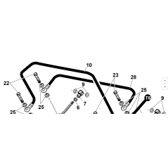 TUBO R1 1/4 L-760 OC1/4 OC1/4 ORIGINALE KUBOTA GIANNI FERRARI 00777600105 | NewgardenParts.com