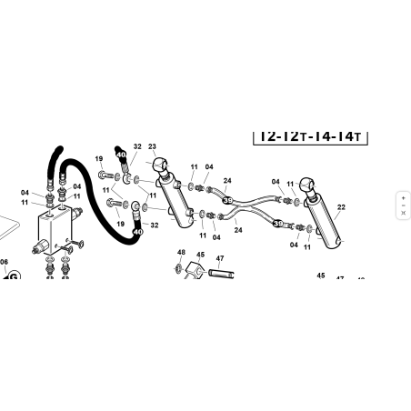 Tuyau KUBOTA GIANNI FERRARI ORIGINAL 00.41.00.3888