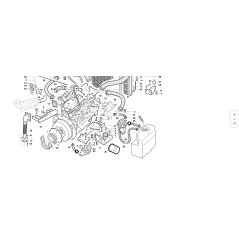 TUYAU DE RETOUR DE CARBURANT D'ORIGINE KUBOTA GIANNI FERRARI 95304000010