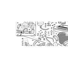 TUBO SFIATO MOTORE ORIGINALE KUBOTA GIANNI FERRARI 95599000039 | NewgardenParts.com