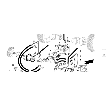 ORIGINAL KUBOTA GIANNI FERRARI ORBITAL AUSPUFF LINKS ROHR 92002000007