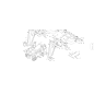 GT 270/300 TUNNEL COMPLET PEINT ORIGINAL KUBOTA GIANNI FERRARI 91001590000