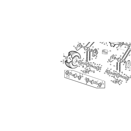Válvula sin cámara corta original Kubota TR412 GF 00111930006