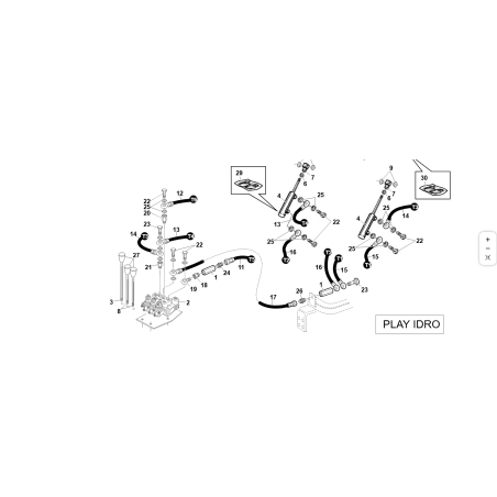 VÁLVULA VRU 0400 F 15 ORIGINAL KUBOTA GIANNI FERRARI 00777600094