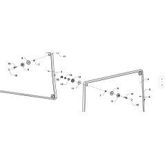 LOW FRONT GLASS WITH ORIGINAL KUBOTA GIANNI FERRARI SEAL 95187100073 | NewgardenParts.com
