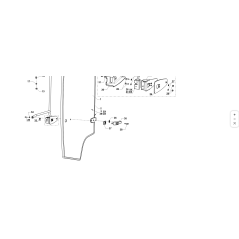 Vitre de porte avec joint droit d'origine KUBOTA GIANNI FERRARI 95187100081 | NewgardenParts.com