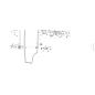 Vitre de porte avec joint droit d'origine KUBOTA GIANNI FERRARI 95187100081