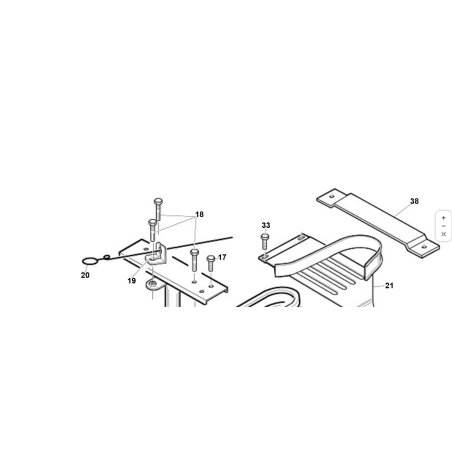 VIS DE RETENUE DE COURROIE KUBOTA GIANNI FERRARI D'ORIGINE 95533120001