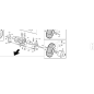 TE-SCHRAUBE UNI 5737 M8x105 8.8 ZNT ORIGINAL KUBOTA GIANNI FERRARI 00111300067
