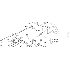 VIS TE UNI 5739 M6 X40 8.8 ZNT ORIGINAL KUBOTA GIANNI FERRARI 00111000112