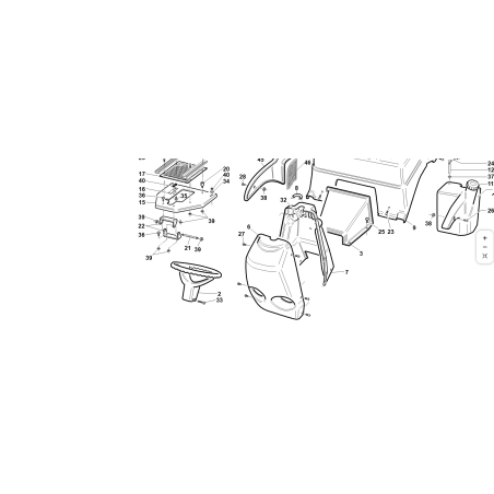 VOLANT-SIÈGE-EURO VOL700- ORIGINAL KUBOTA GIANNI FERRARI 00111970149