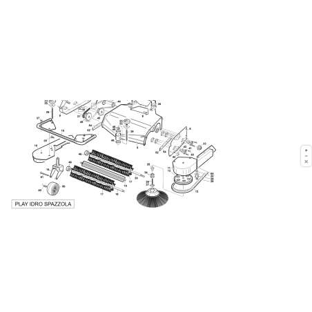 ORIGINAL KUBOTA GIANNI FERRARI BÜRSTENRAHMEN 95073290000 | NewgardenParts.com