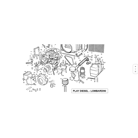 MOTORINO AVV. SCHERMATO SU LOMBARD. ORIGINALE KUBOTA GIANNI FERRARI 00777800072 | NewgardenParts.com