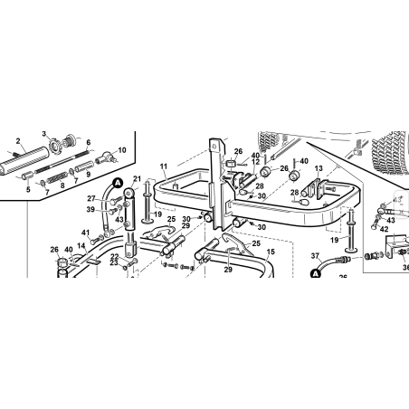 CILINDRO SOLL. RULLI ANTERIORI ORIGINALE KUBOTA GIANNI FERRARI 95117000007 | NewgardenParts.com