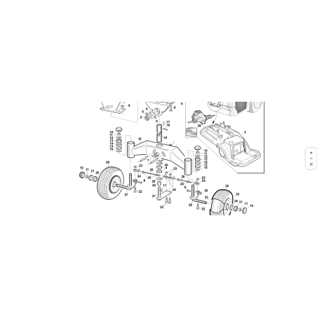COMPLETE AXLE ORIGINAL KUBOTA GIANNI FERRARI PV95559150000 | NewgardenParts.com