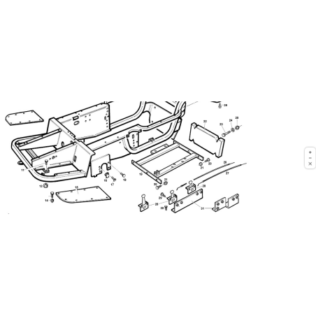 BASE MOTEUR COMPLÈTE ORIGINALE KUBOTA GIANNI FERRARI PC95042211000 | NewgardenParts.com