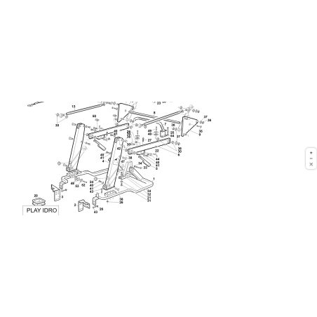 BRACCIO DI SOLLEVAMENTO COMPL.VERNICIATO ORIGINALE KUBOTA GIANNI FERRARI 95125170000 | NewgardenParts.com