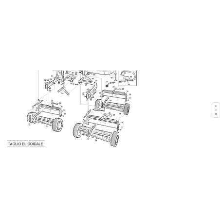 CENTRAL BLADE SUPPORT COMPL. ZNT ORIGINAL KUBOTA GIANNI FERRARI 95117150000 | NewgardenParts.com